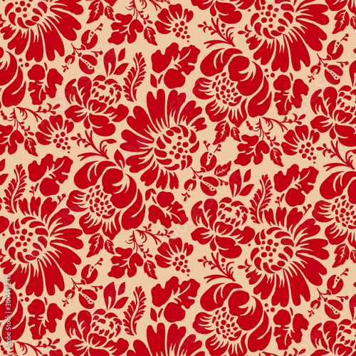 Floral background for textiles.
