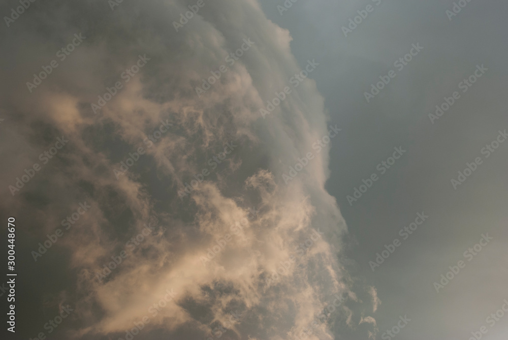 Obraz premium Thunderclouds before the storm. Rain clouds.