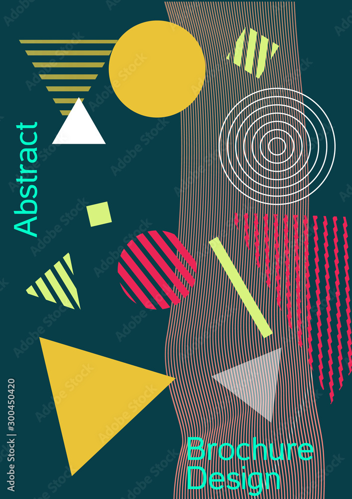 Memphis cover design. Memphis cover design.