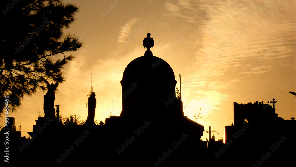 Fototapeta premium Sunset Silhouettes