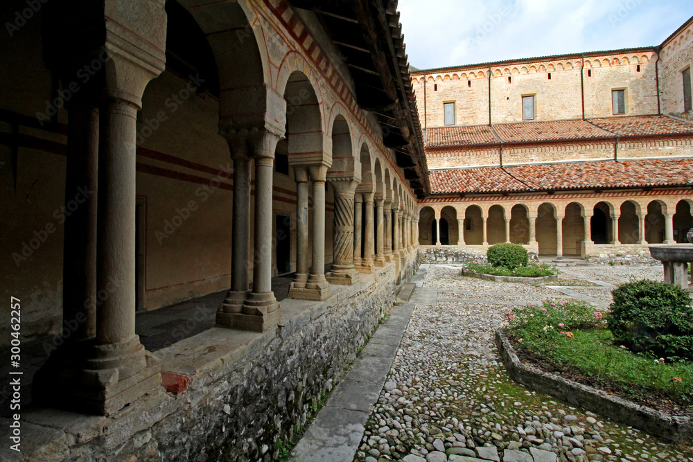 Abbazia cistercense di Santa Maria di Follina: il chiostro