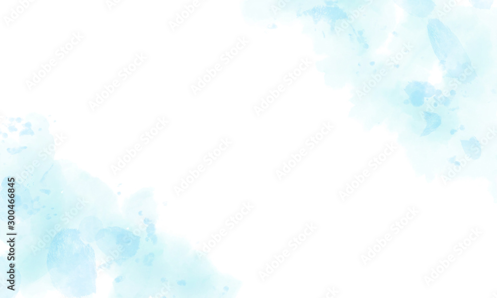 Watercolor background texture soft blue – Abstract Illustration