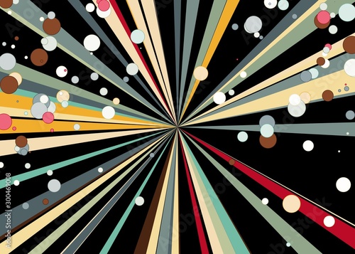 Colorful Lines Random Distribution Computational Generative Art background illustration