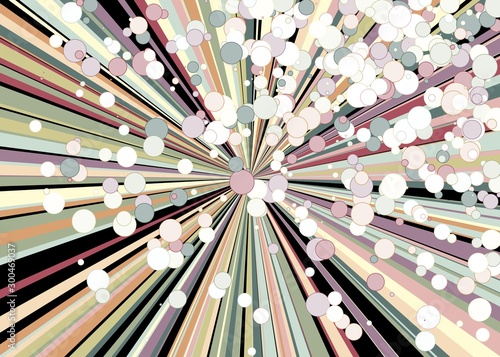 Colorful Lines Random Distribution Computational Generative Art background illustration