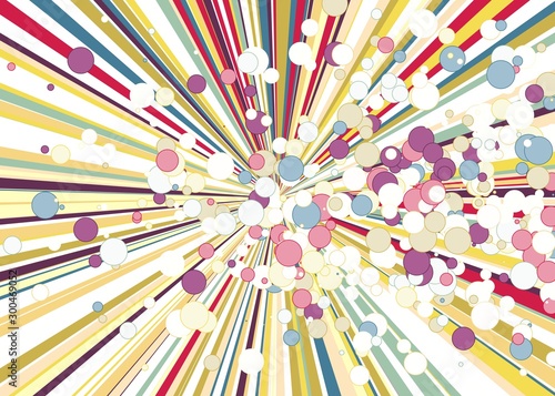 Colorful Lines Random Distribution Computational Generative Art background illustration