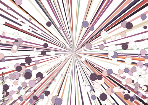 Colorful Lines Random Distribution Computational Generative Art background illustration