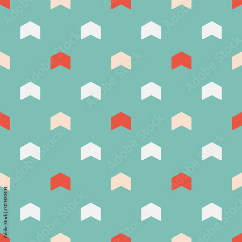 Vector seamless colorful pattern - childish arrow design. Christmas decorative bright background - retro style. Endless creative cute texture for wrapping papers, covers, wallpapers and ect