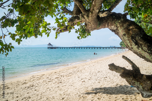 white sand beach in thailand