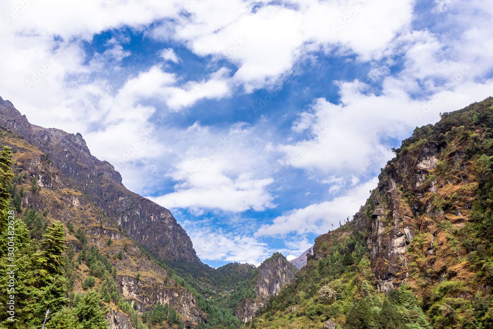 Everest in Nepal. Trekking to Everest Base Camp. Nepal. Everest in Nepal. Trekking to Everest Base Camp. Nepal.