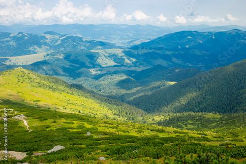 Amaizing Landscape from the Top of the Carpathian Mountains © Stcc