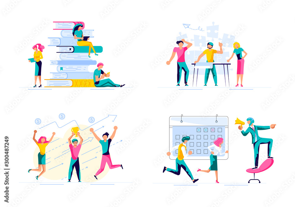 Set of Business concept Set of Business concept