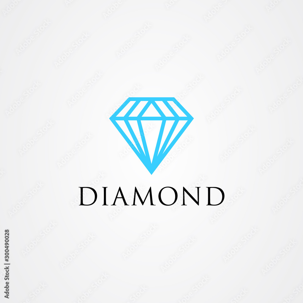 Diamond icon logo vector design Diamond icon logo vector design