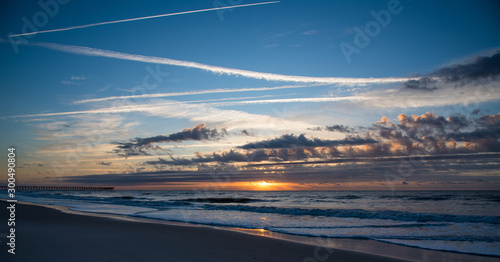 sunrise over the sea