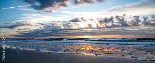 sunrise over the sea
