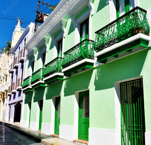 Colourful buildings in Old San Juan, Puerto Rico
