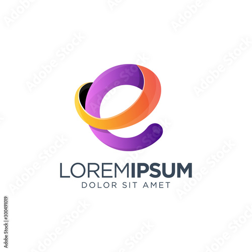 Letter E Logo Design