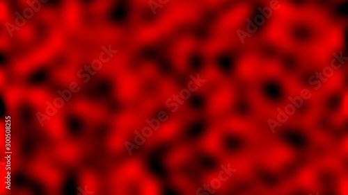 Fotografija Random Blurry Gaussian Noise and Red Blood Cells - Abstract Background Texture