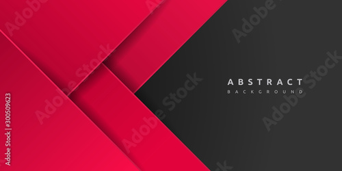 Abstract 3d red background with blank space of paper layer