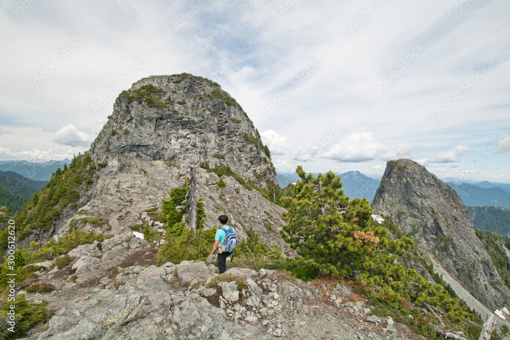 Hiking in the Lions binkert trail in Vancouver Hiking in the Lions binkert trail in Vancouver