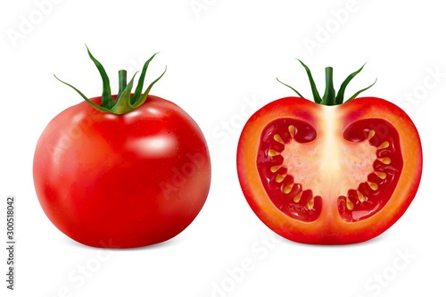 Delicious tomato illustration