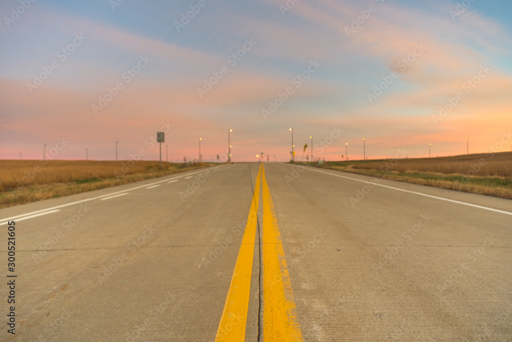 Fototapeta premium road in desert