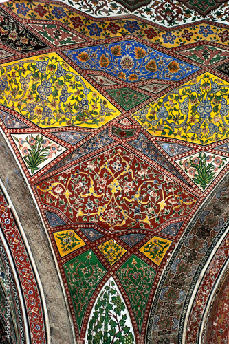 Detail of the mosque in Lahore