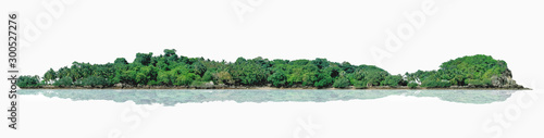 Island isolated on white background © sirawut