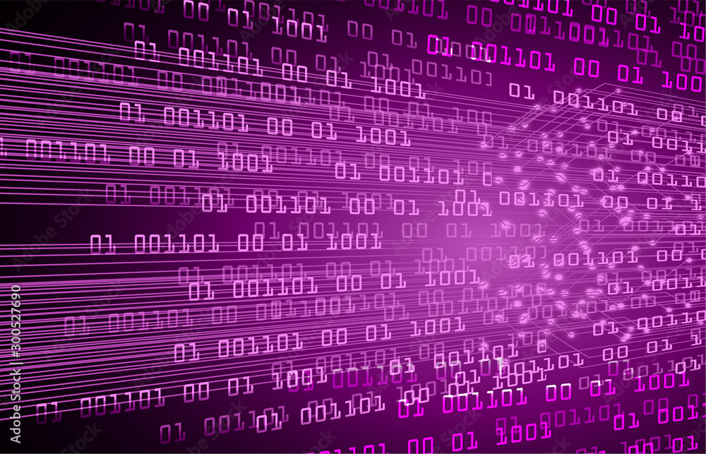 purple cyber circuit future technology concept background purple cyber circuit future technology concept background