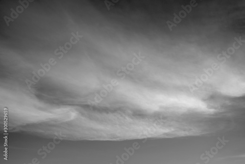 White cloud textured and sky isolated on black background