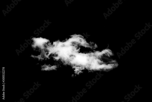 Textured Smoke,cloud isolated on black background,Abstract white