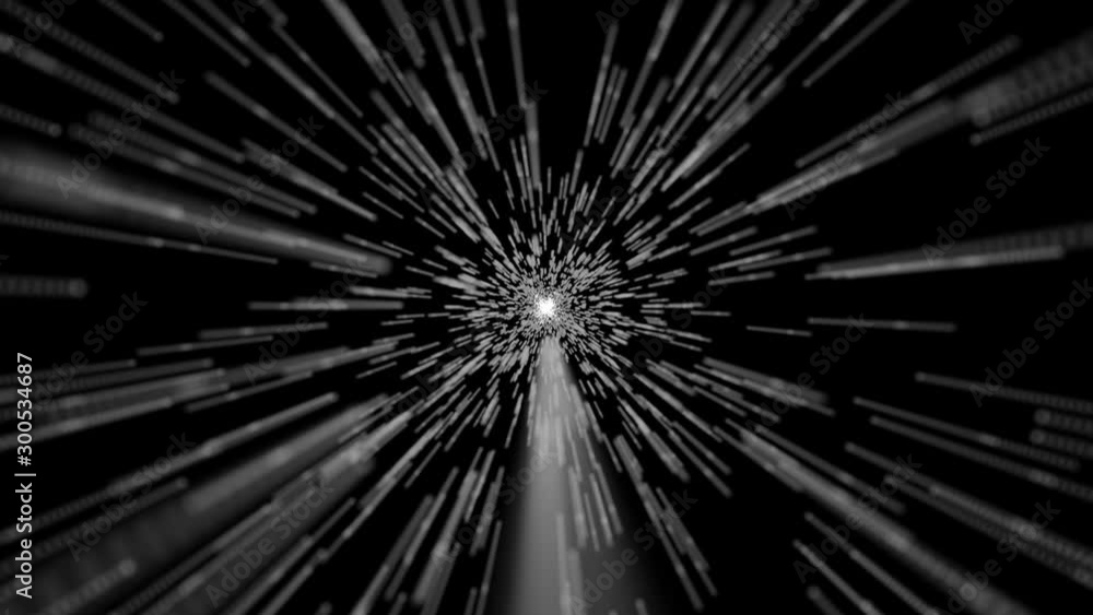 Star Field Wormhole Space Travel. Moving Fast Through Stars in Space. Star Field Wormhole Space Travel. Moving Fast Through Stars in Space.