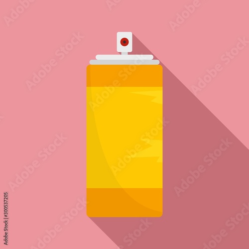 Empty tin can icon. Flat illustration of empty tin can vector icon for web design