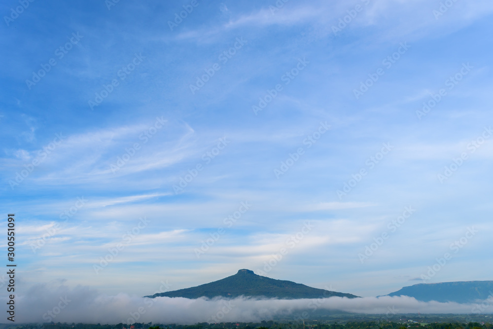 Sunrise with the mist Beautiful landscape for relaxing in thailand Sunrise with the mist Beautiful landscape for relaxing in thailand