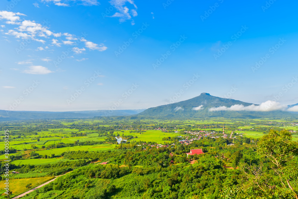 Sunrise with the mist Beautiful landscape for relaxing in thailand Sunrise with the mist Beautiful landscape for relaxing in thailand