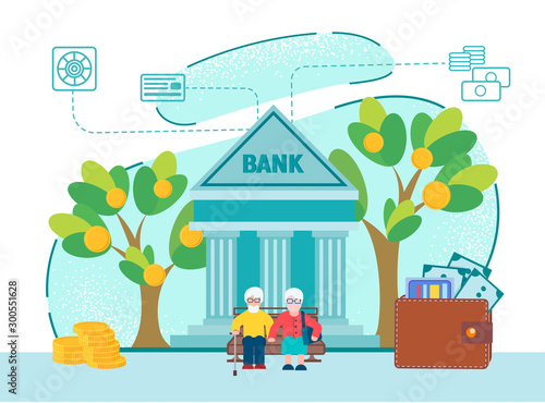 A couple of pensioners near the Bank building and a large wallet full of bills and credit cards 