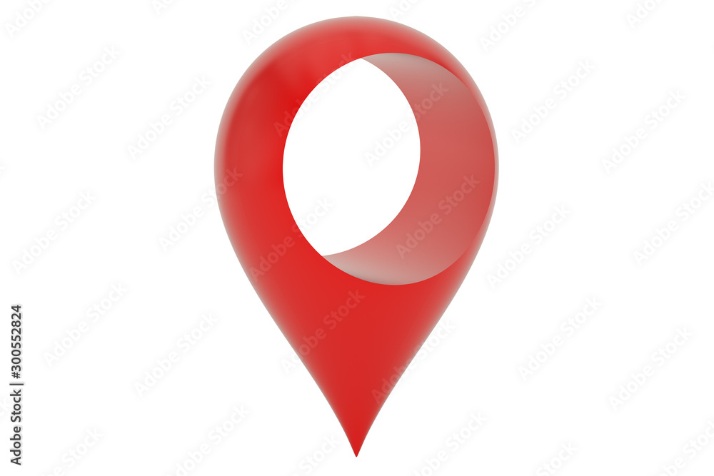 Map Pin Pointers Isolated on white background. 3d illustration Map Pin Pointers Isolated on white background. 3d illustration