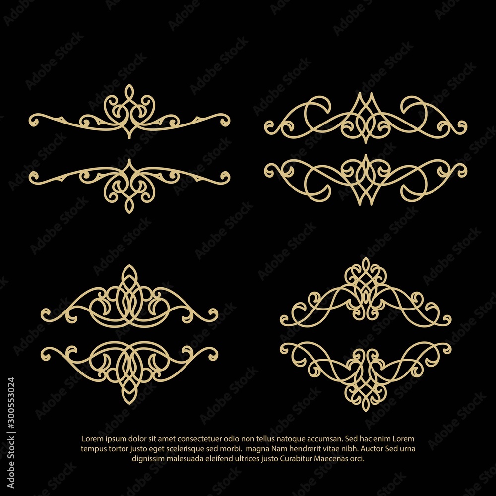 stock frame pattern victorian line art vector stock frame pattern victorian line art vector