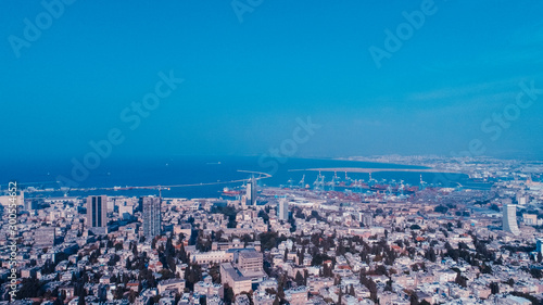 aerial photo of Haifa © Avishay