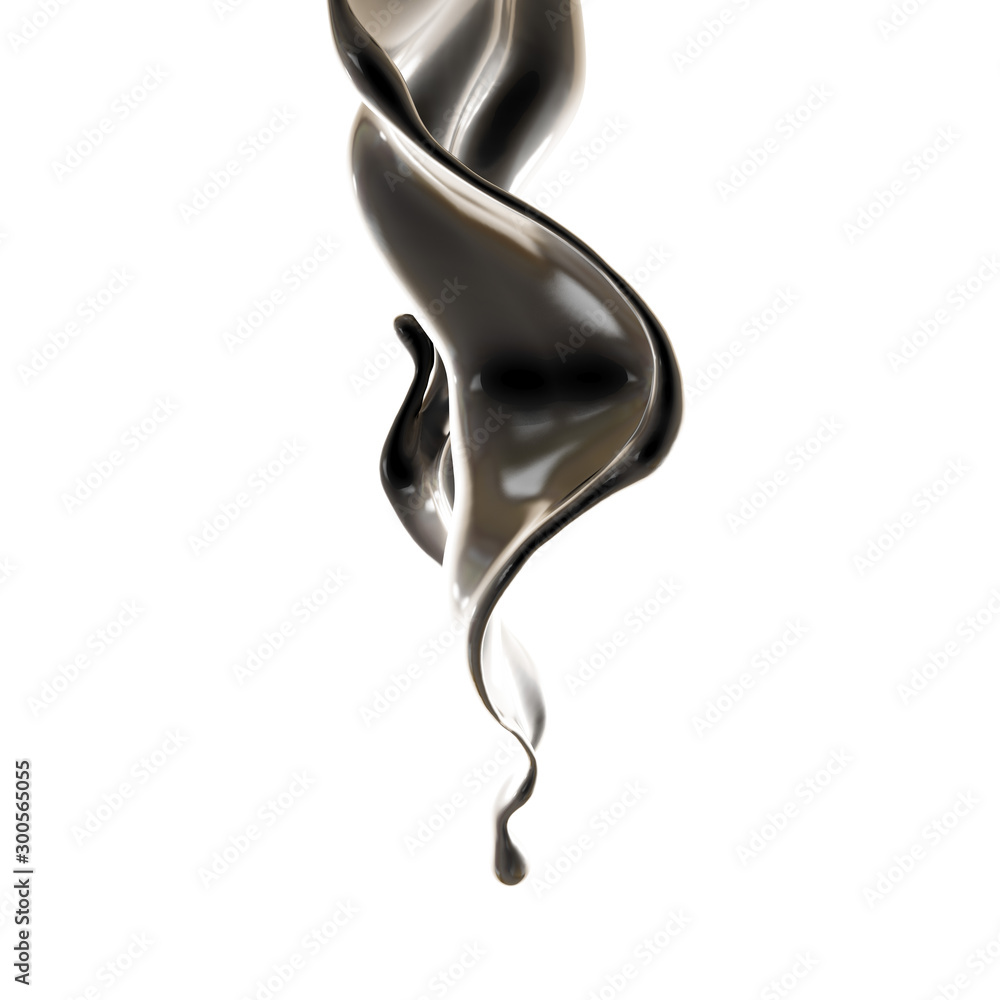 Splash fluid. 3d illustration, 3d rendering. Splash fluid. 3d illustration, 3d rendering.