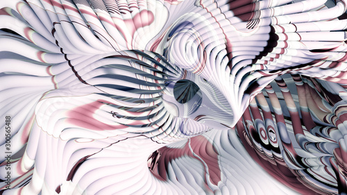 Bright background with a vo...