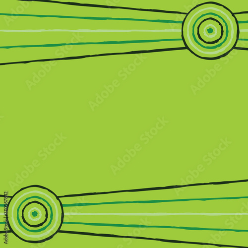 Australian Aboriginal art background in vector format.
