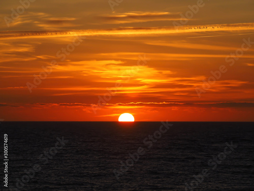 Beautiful sunset in Vila Nova de Milfontes in Portugal at river Mira © Stimmungsbilder1