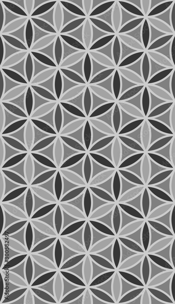 Seamless flower of life pattern of sacred geometry Seamless flower of life pattern of sacred geometry