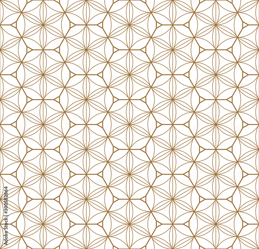 Seamless geometric pattern based on japanese ornament kumiko . Seamless geometric pattern based on japanese ornament kumiko .