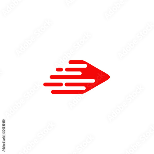 Speed rapid icon logo design vector template