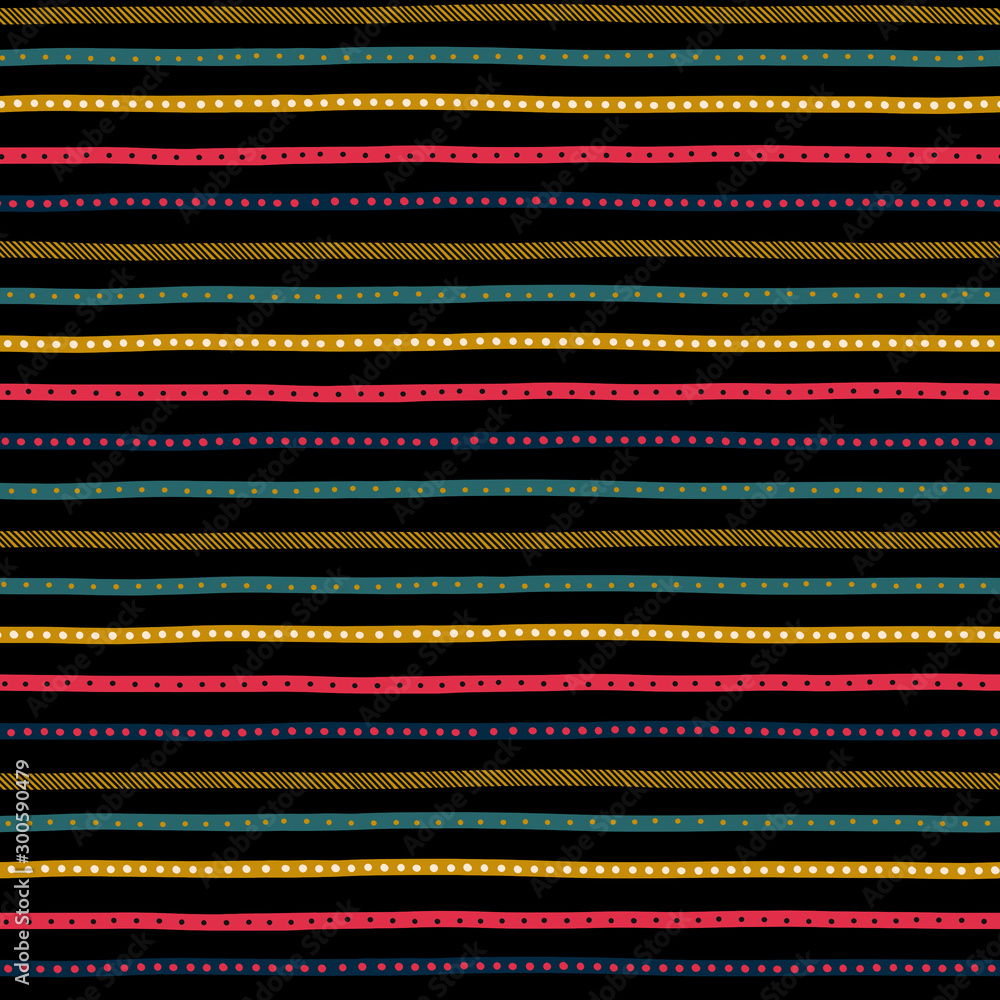 Seamless pattern with ethnic ornamental colourful stripes Seamless pattern with ethnic ornamental colourful stripes