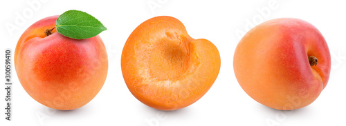 Billede på lærred Apricot isolate