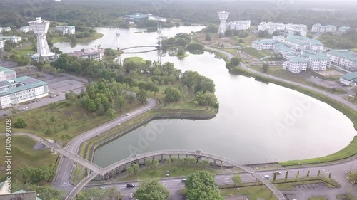 Kuching, Sarawak / Malaysia - October 16 2019: The buildings and scenery of University of Malaysia Sarawak (Unimas) Kuching, Sarawak of the Borneo island photo