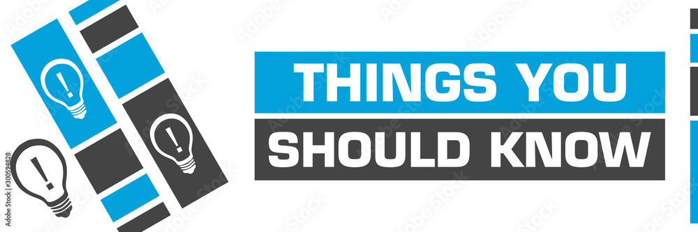 Things You Should Know Blue Grey Line Boxes Bulbs Things You Should Know Blue Grey Line Boxes Bulbs