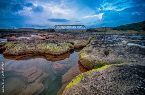 Dainthlen Bridge  Beautiful Bridge over stream   Meghalaya  India